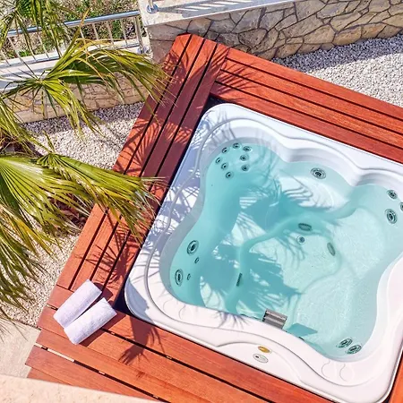Seaview Marija With Pool, Jacuzzi, Sauna Duće