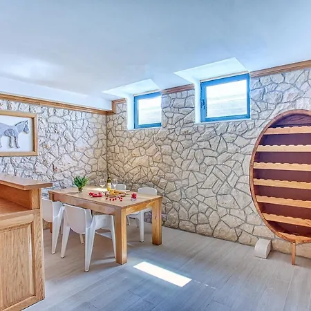 Seaview Marija With Pool, Jacuzzi, Sauna