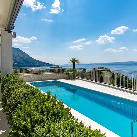 Seaview Marija With Pool, Jacuzzi, Sauna Villa