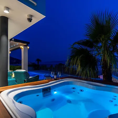 Seaview Marija With Pool, Jacuzzi, Sauna *